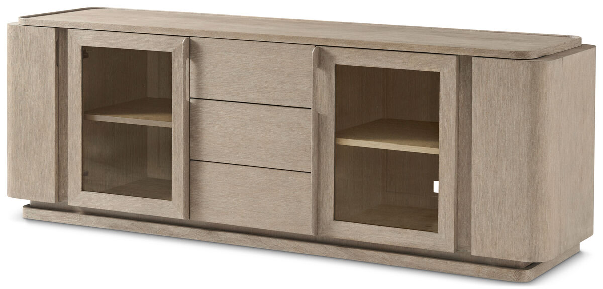 Repose Glass Door Media Console